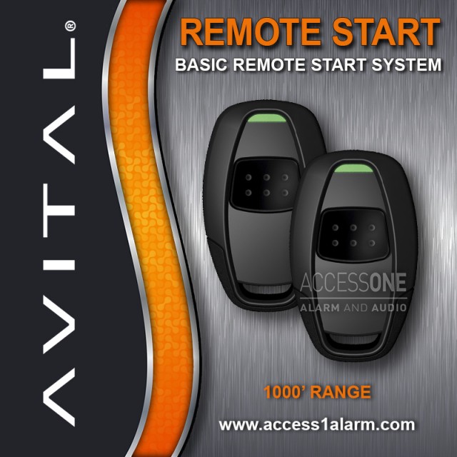 Nissan Versa Basic Avital Remote Start System
